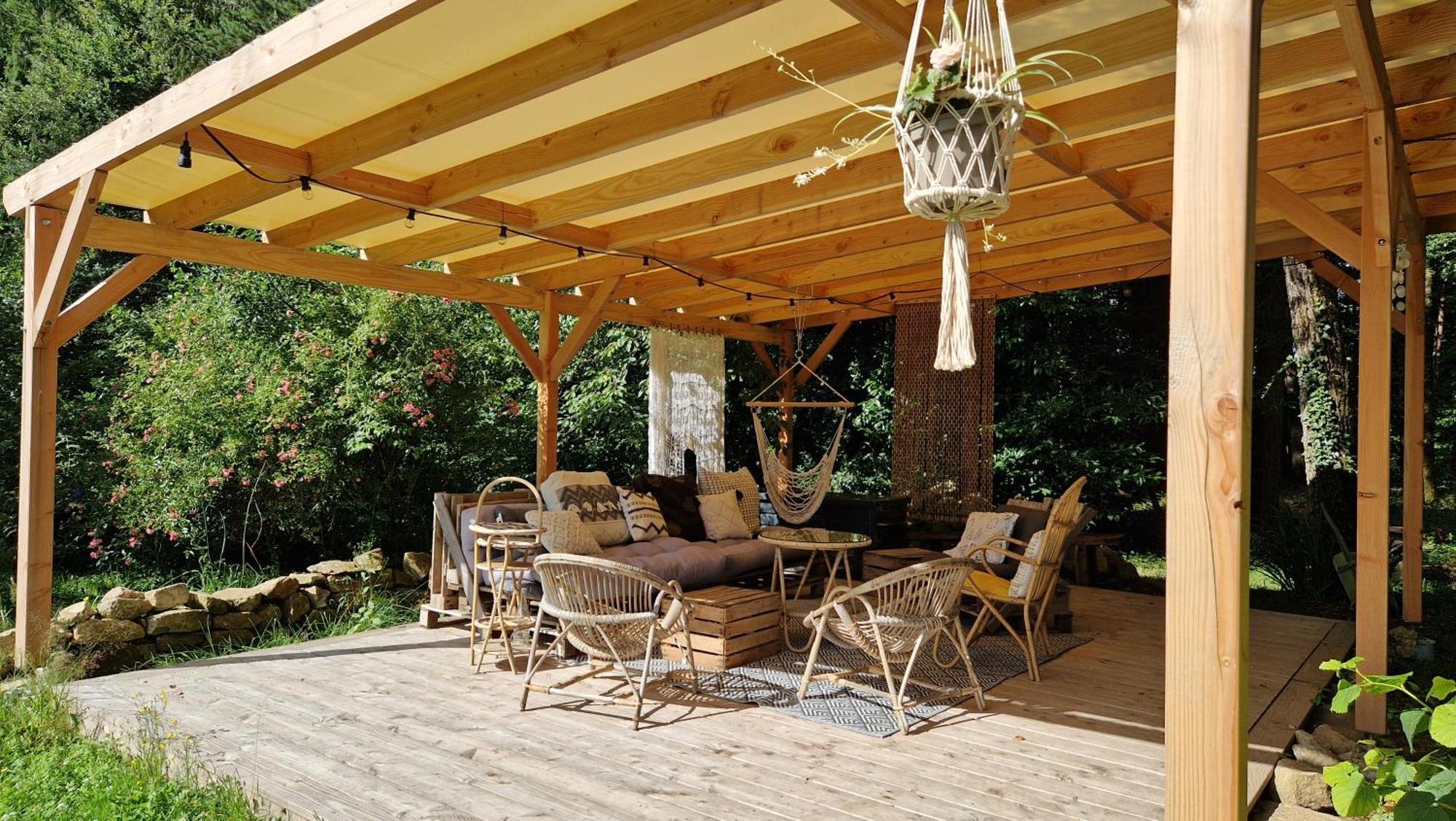 Les Jardins De Nanine Bed & Breakfast Lapleau Exterior foto
